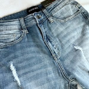 Distressed Fashion Nova jeans